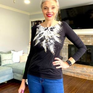 Medium Miley Cyrus top in black